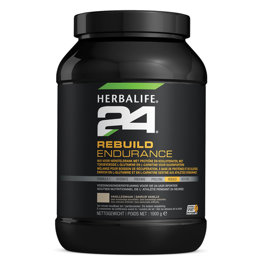 Pot Rebuild Endurance Herbalife24 saveur vanille 1000 g pour la récupération après l'endurance