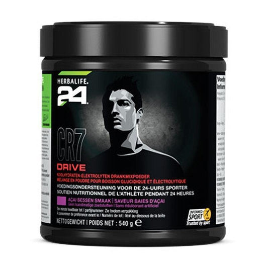 Boîte CR7 Drive Herbalife24 baies d'açaï 540 g, boisson d'hydratation pour le sport