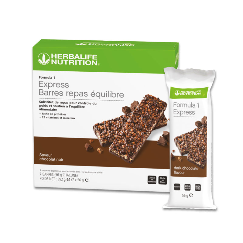 Barres Repas Équilibre Formula 1 Express 7 barres – Herbalife – HL Nature Toulon